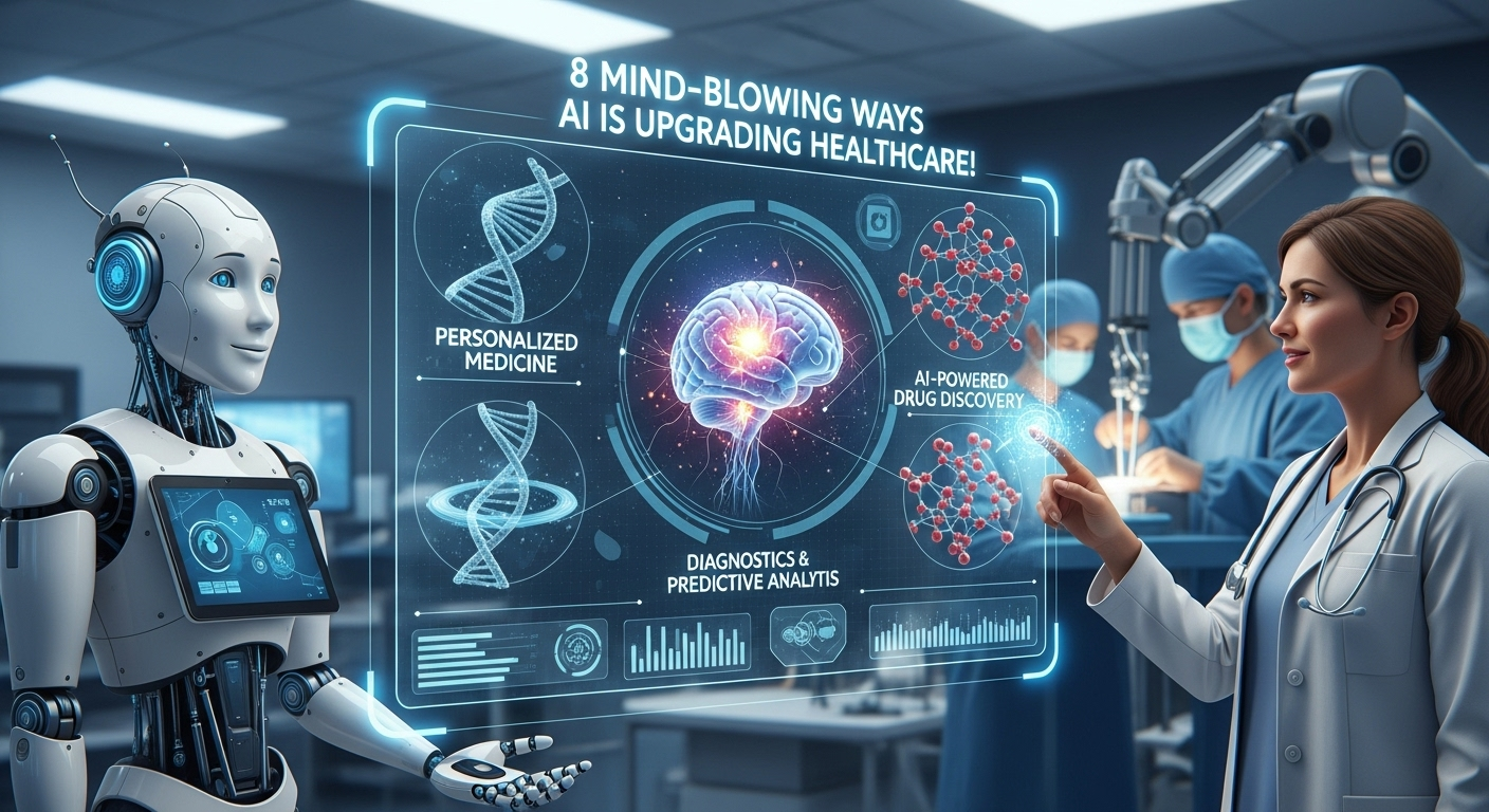8 Mind-Blowing Ways AI is Upgrading Healthcare! 2 aihealthcare