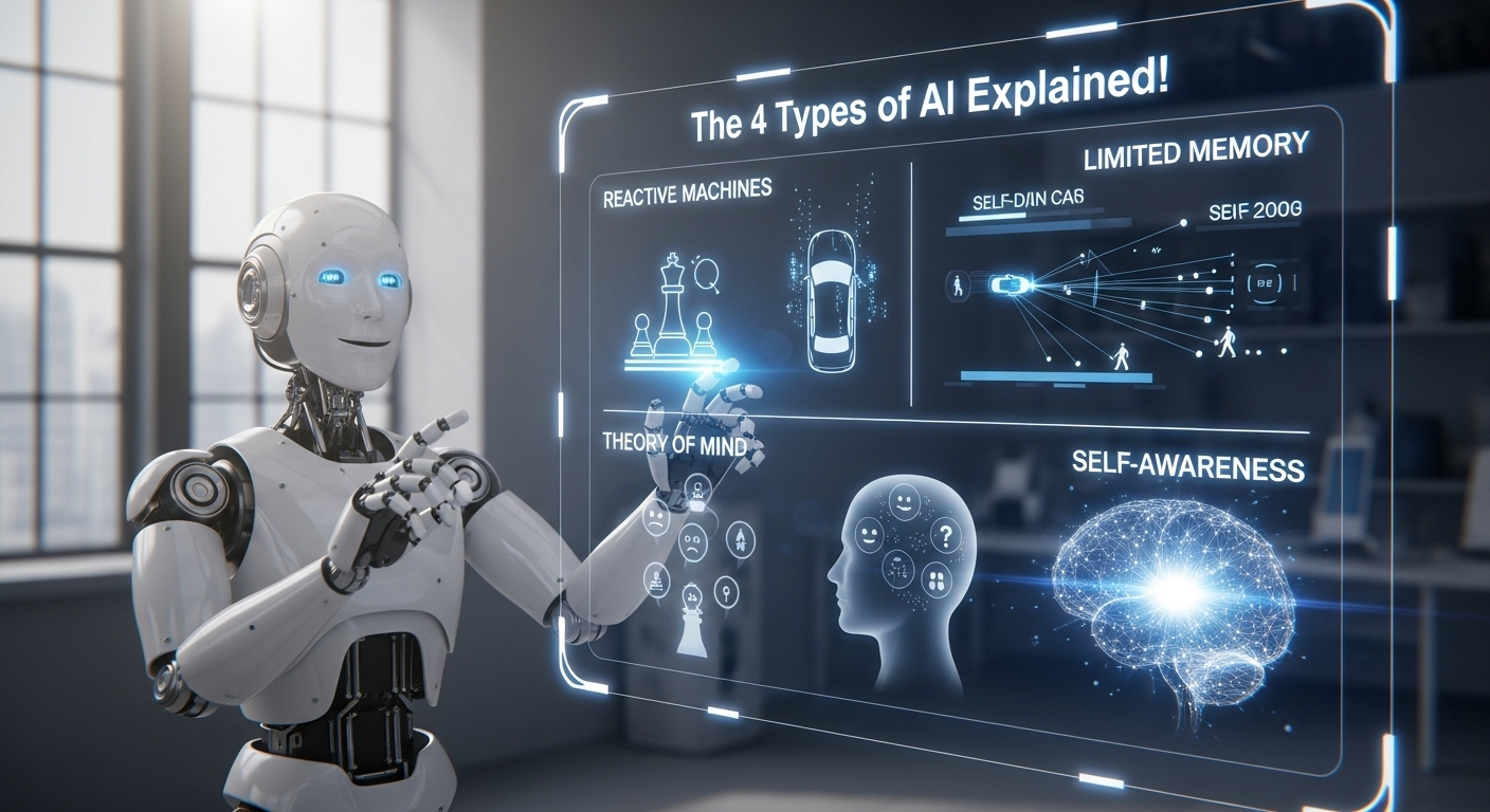 The 4 Types of AI Explained! A Super Simple Guide 3 typesofai feature